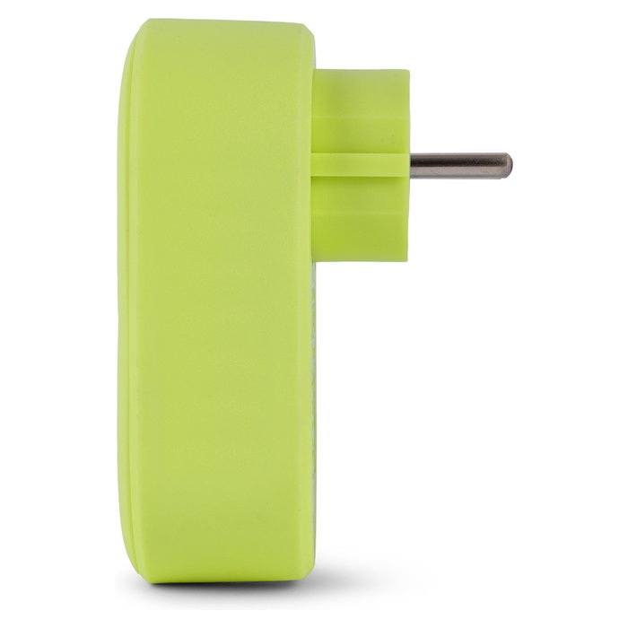 ENTAC Adaptador de enchufe EPAG-1EE-2USB-L con 2x USB-A lima ENTAC Adaptador de enchufe EPAG-1EE-2USB-L con 2x USB-A lima