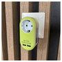 ENTAC Adaptador de enchufe EPAG-1EE-2USB-L con 2x USB-A lima