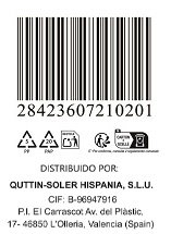 Quttin Cuchillo Mondador Sybarite 8 cm (24 Unidades) Quttin Cuchillo Mondador Sybarite 8 cm (24 Unidades)