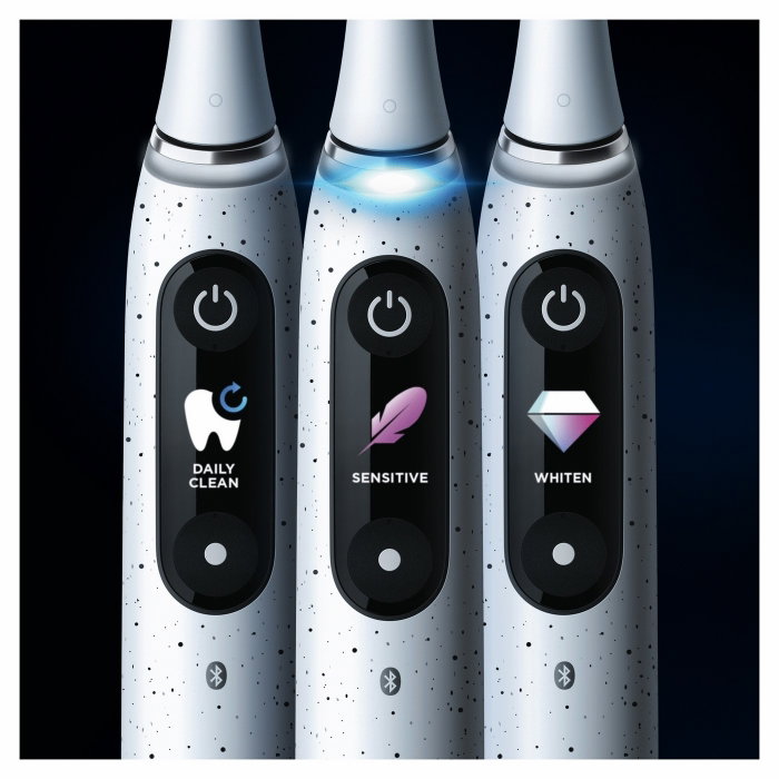 Braun Oral-B iO10 Stardust White Zahnbrste (iO10 Stardust White) de color blanco estelar