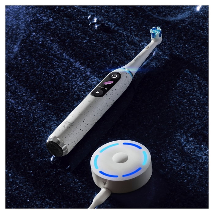 Braun Oral-B iO10 Stardust White Zahnbrste (iO10 Stardust White) de color blanco estelar