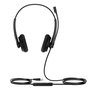 Yealink UH34 Lite Dual UC Auriculares USB para PC, Almohadillas Espumosas, Control en Línea, Ligeros 118g, Conectividad Plug-and-Play, Cancelación Pasiva de Ruido