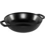 Staub Wok de 30 cm con Tapa de Vidrio, Negro, Hierro Fundido