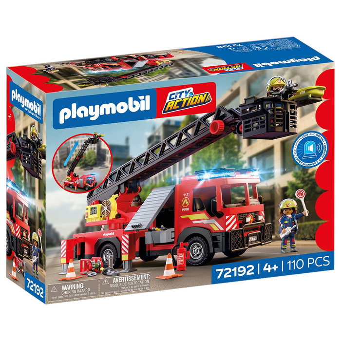 PLAYMOBIL Camión de Bomberos con Escalera 72192