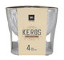 La Mediterranea Set de 4 Copas Keros 330cc MD