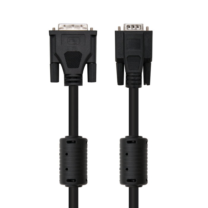 Nanocable Cable DVI a VGA 18+5/M-HDB15/M, 5 m