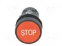 SCHNEIDER ELECTRIC Interruptor de presión Harmony XB7 22mm Rojo NC