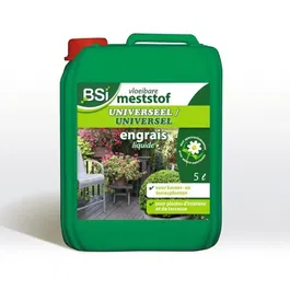 BSI UAB Abono Universal para Plantas de Interior y Exterior con Oligoelementos para Salud y Floración 5L