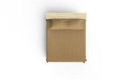 L'essentiel linge de maison Funda de Sofá 175x230 cm Mostaza 100% Algodón Suave y Duradera