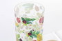 DKD Home Decor Set de Botes de Borosilicato y Bambú PAPAYA 1400 ml