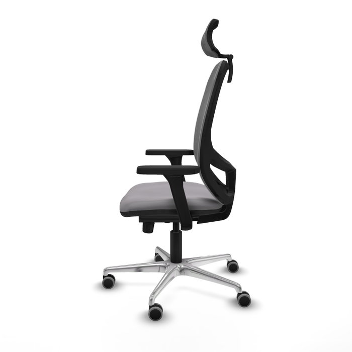 PIQUERAS Y CRESPO Silla de oficina Cilanco con mecanismo Sincro, Gris