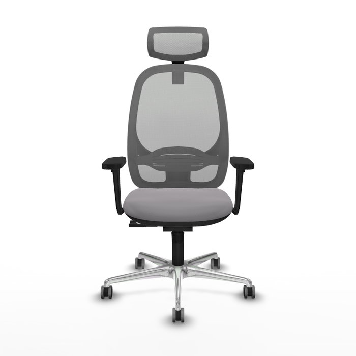 PIQUERAS Y CRESPO Silla de oficina Cilanco con mecanismo Sincro, Gris