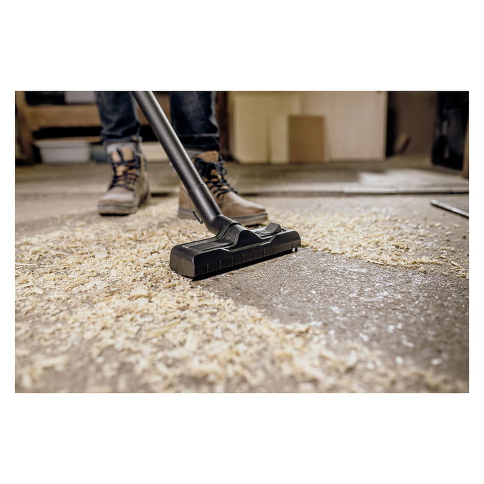 Kärcher WD 5 P V-25/5/22 Aspirador de Agua y Polvo 25L, Seco/Húmedo, con Soplador, Activación desde Herramienta, 5m Cable, 5 Ruedas, Negro/Amarillo