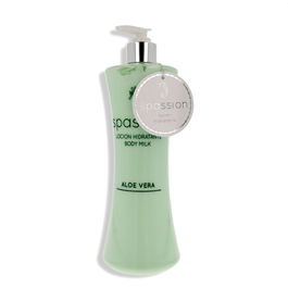 Walkiria Loción Corporal Hidratante Spa Aloe Vera 800 mL, Piel Tersa y Suave