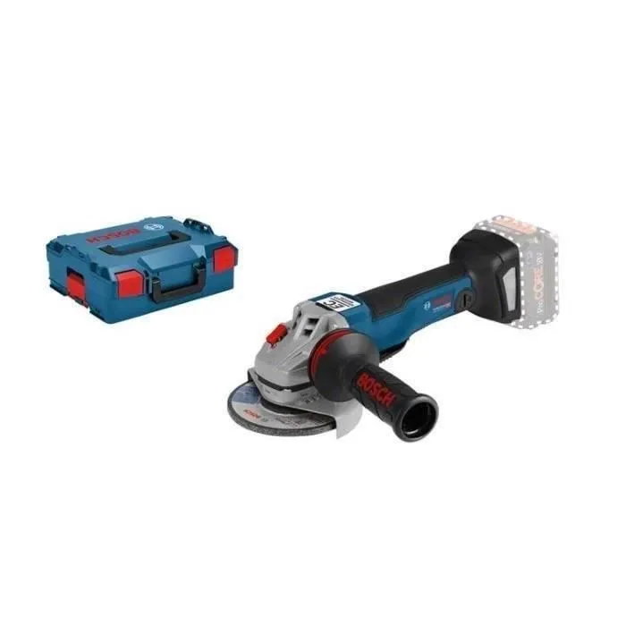 Bosch Professional Amoladora Angular GWS 18V-10 + 2 Baterías 5.0Ah + Cargador GAL 1880 + L-BOXX Bosch Professional Amoladora Angular GWS 18V-10 + 2 Baterías 5.0Ah + Cargador GAL 1880 + L-BOXX