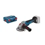 Bosch Professional Amoladora Angular GWS 18V-10 + 2 Baterías 5.0Ah + Cargador GAL 1880 + L-BOXX