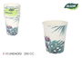 Algon Set 10 Vasos Cartón Tropic 250cc (24 Unidades)