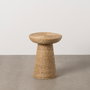 Mesa Auxiliar Natural Cuerda Salón 41 X 41 X 51 cm