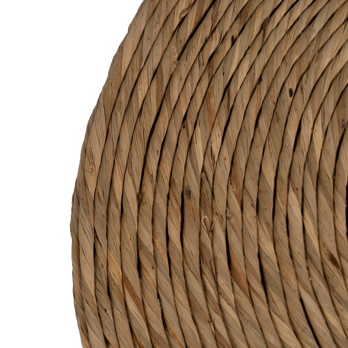 Mesa Auxiliar Natural Cuerda Salón 41 X 41 X 51 cm