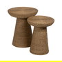 Mesa Auxiliar Natural Cuerda Salón 41 X 41 X 51 cm