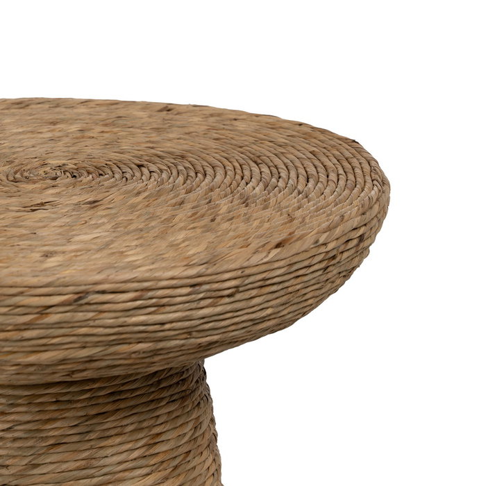 Mesa Auxiliar Natural Cuerda Salón 41 X 41 X 51 cm