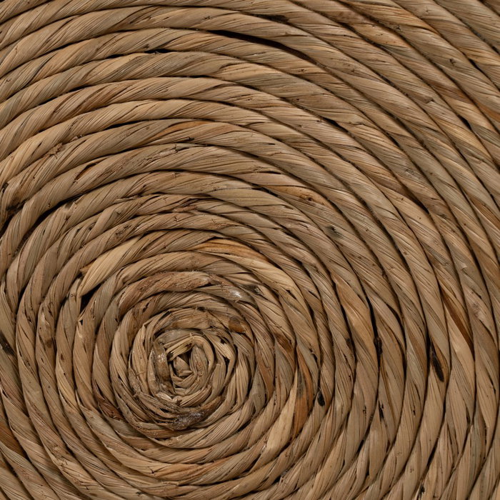 Mesa Auxiliar Natural Cuerda Salón 41 X 41 X 51 cm