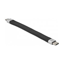 DeLOCK Cable de cinta plana FPC USB Type-C a Lightning 13 cm