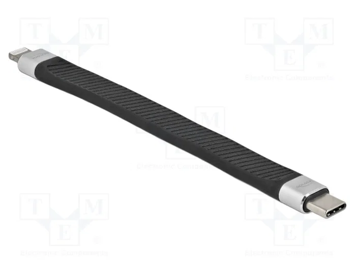 DeLOCK Cable de cinta plana FPC USB Type-C™ a Lightning™ para iPhone™, iPad™ e iPod™ 13 cm DeLOCK Cable de cinta plana FPC USB Type-C™ a Lightning™ para iPhone™, iPad™ e iPod™ 13 cm
