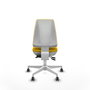 PIQUERAS Y CRESPO Silla de oficina Elche Amarillo