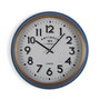 Reloj de Pared Versa Antiques Azul Dorado Madera MDF Madera MDF y metal 5,8 x 42 cm