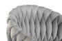 DKD Home Decor Taburete Moderno Gris Negro Poliester Metal 58 x 53 x 101 cm
