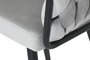 DKD Home Decor Taburete Moderno Gris Negro Poliester Metal 58 x 53 x 101 cm