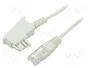 GOOBAY Cable telefónico RJ45 a TAE F 0,5m blanco