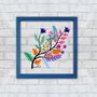 Wallity CAM2761445 Cuadro Decorativo Enmarcado Cristal y Madera 32 x 32 cm