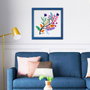 Wallity CAM2761445 Cuadro Decorativo Enmarcado Cristal y Madera 32 x 32 cm