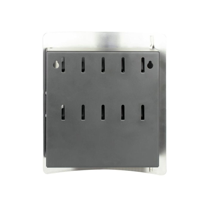 Burg Wachter 6205/10 Ni Armario para llaves de acero inoxidable