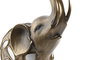DKD Home Decor Figura de Elefante en Resina Bronce