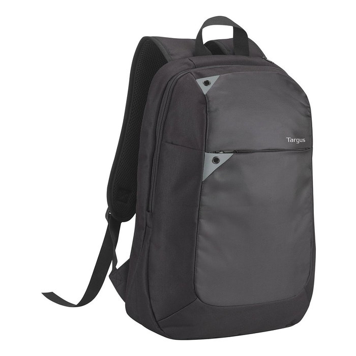 Targus Mochila Intellect TBB565GL para portátil de 15.6 pulg, Negro/Gris