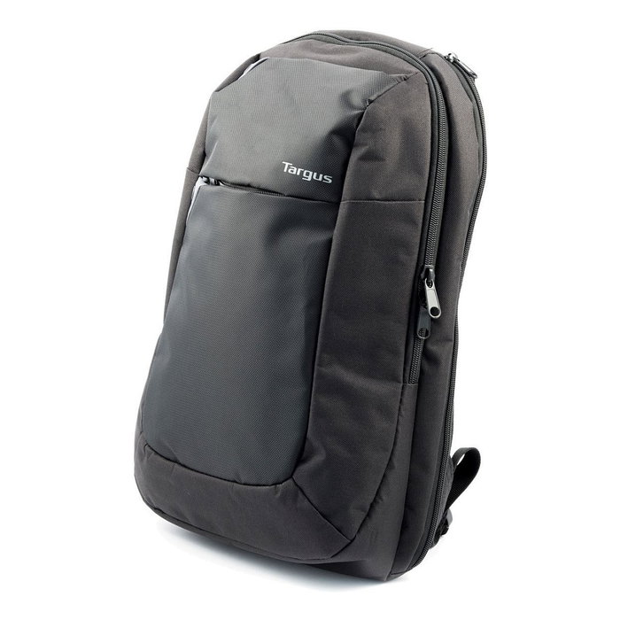 Targus Mochila Intellect TBB565GL para portátil de 15.6 pulg, Negro/Gris