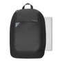 Targus Mochila Intellect TBB565GL para portátil de 15.6 pulg, Negro/Gris