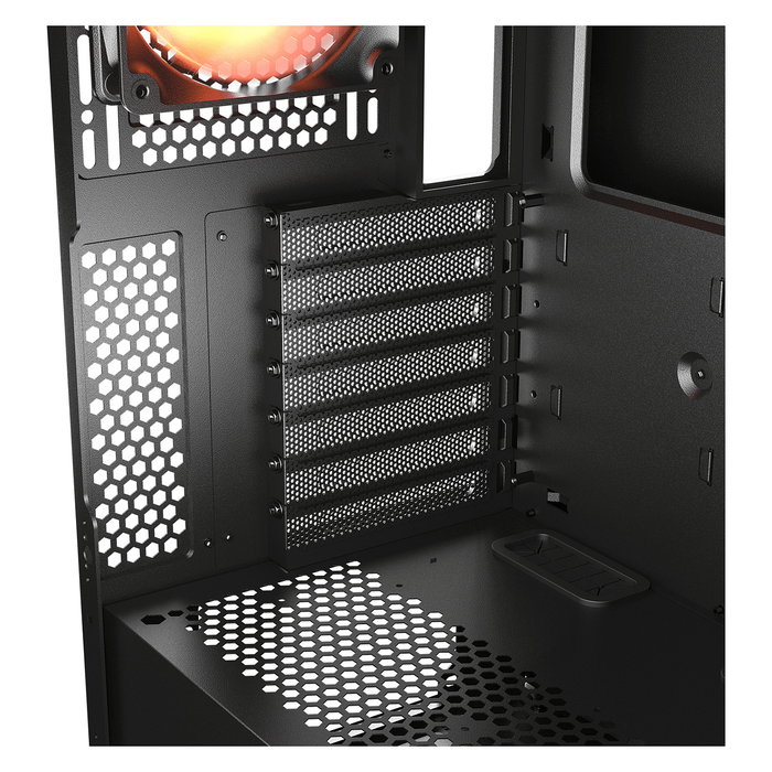 Cougar CGR-5YA2B-RGB Midi Tower Airface ECO, ARGB, Negro