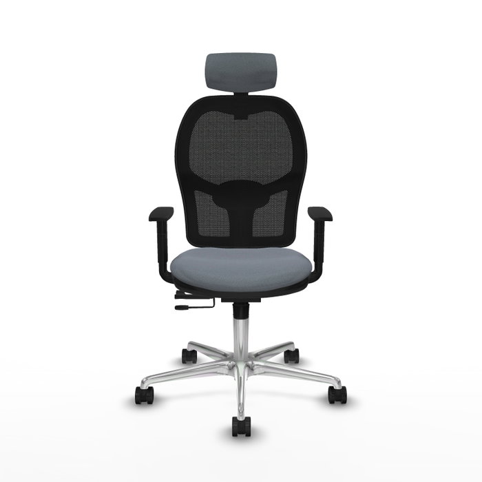 PIQUERAS Y CRESPO Silla de oficina Jorquera Gris y Negro PIQUERAS Y CRESPO Silla de oficina Jorquera Gris y Negro