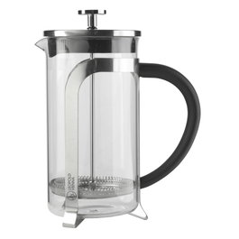 Leopold Vienna Cafetera de cristal y acero inoxidable LV01533
