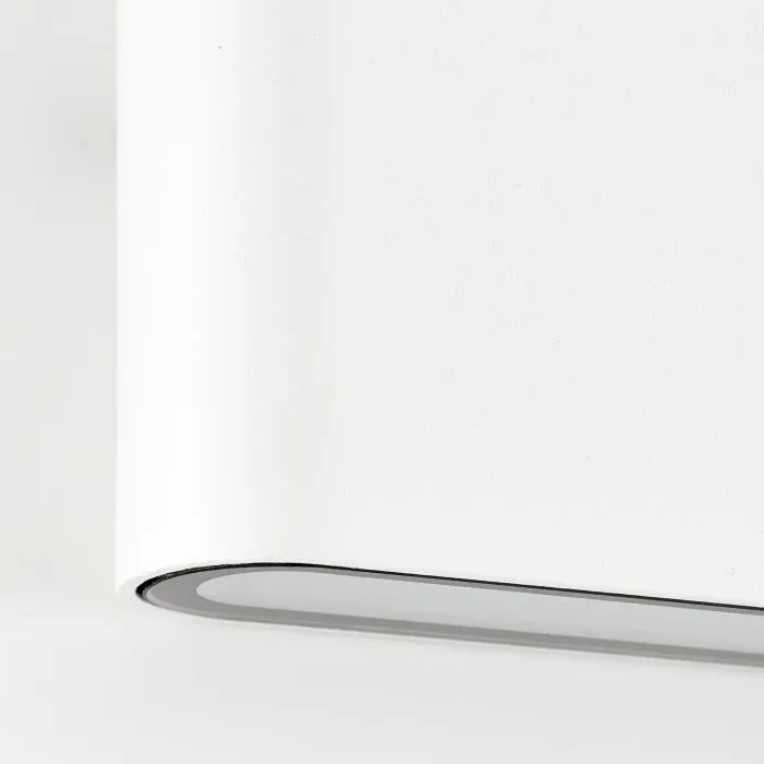 Brilliant BRIG90972A05 Aplique Exterior LED 7W Blanco Metal y Cristal