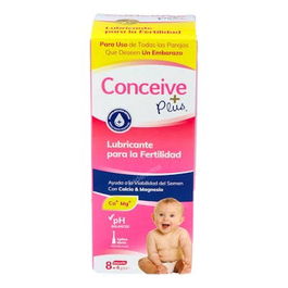 SASMAR Lubricante Conceive Plus 8 Aplicadores Unidosi para Fecundación Asistida