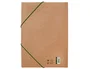 Liderpapel Carpeta Gomas Tres Solapas Ecouse Cartulina 400 gr DIN A4+ Color Kraft Marron