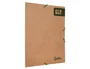 Liderpapel Carpeta Gomas Tres Solapas Ecouse Cartulina 400 gr DIN A4+ Color Kraft Marron