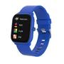 Celly KIDSWATCHBTBL Reloj Inteligente para Niños Smartwatch con Pantalla Táctil 240x240 Píxeles, Monitor Cardíaco, Podómetro, 4 Juegos y Correa de Silicona Suave - Azul