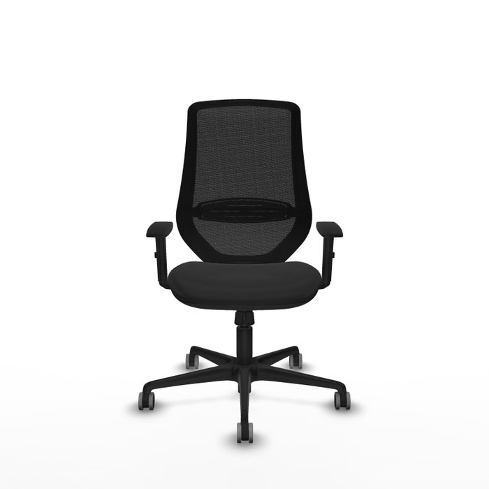 PIQUERAS Y CRESPO Silla de oficina Mardos con mecanismo Sincro, Polipiel Negra PIQUERAS Y CRESPO Silla de oficina Mardos con mecanismo Sincro, Polipiel Negra