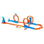 Mattel Hot Wheels Pista Triple Loop JDW39 Track Creator para Niños +6 Años con Coche de Juguete
